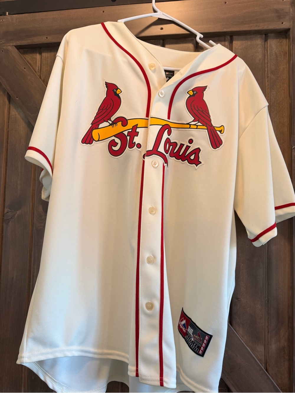 MLB Majestic Coolbase St. Louis Cardinals Light Jersey - XL